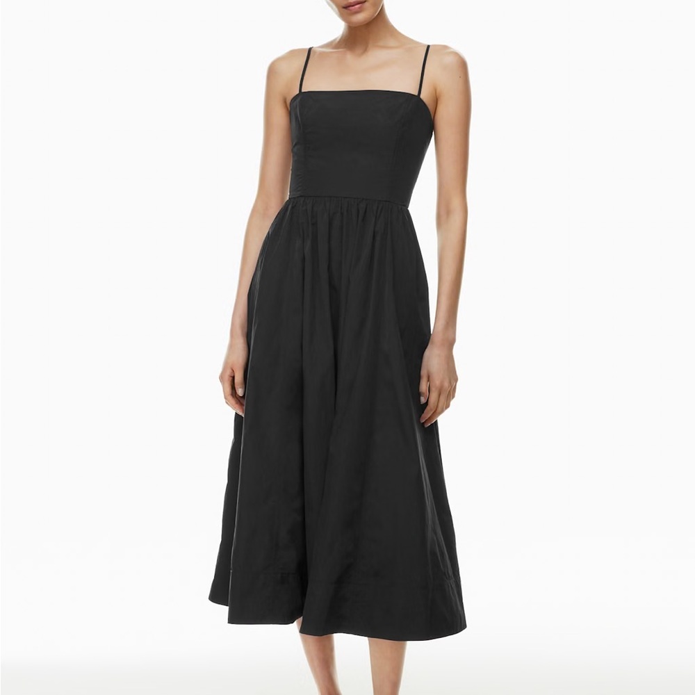 Wilfred Porcelain Dress- Black